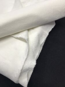 Ribanalı 3 İplik Kumaş Ekru – Parça 100x190 cm