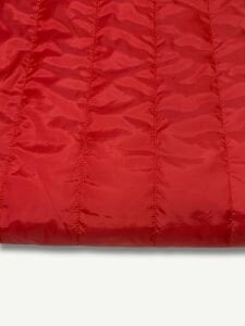 Kırmızı Kapitone Kumaş, Parça 180x150 cm - Tek Taraflı