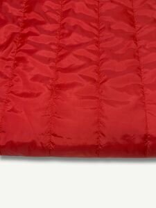 Kırmızı Kapitone Kumaş, Parça 180x150 cm - Tek Taraflı