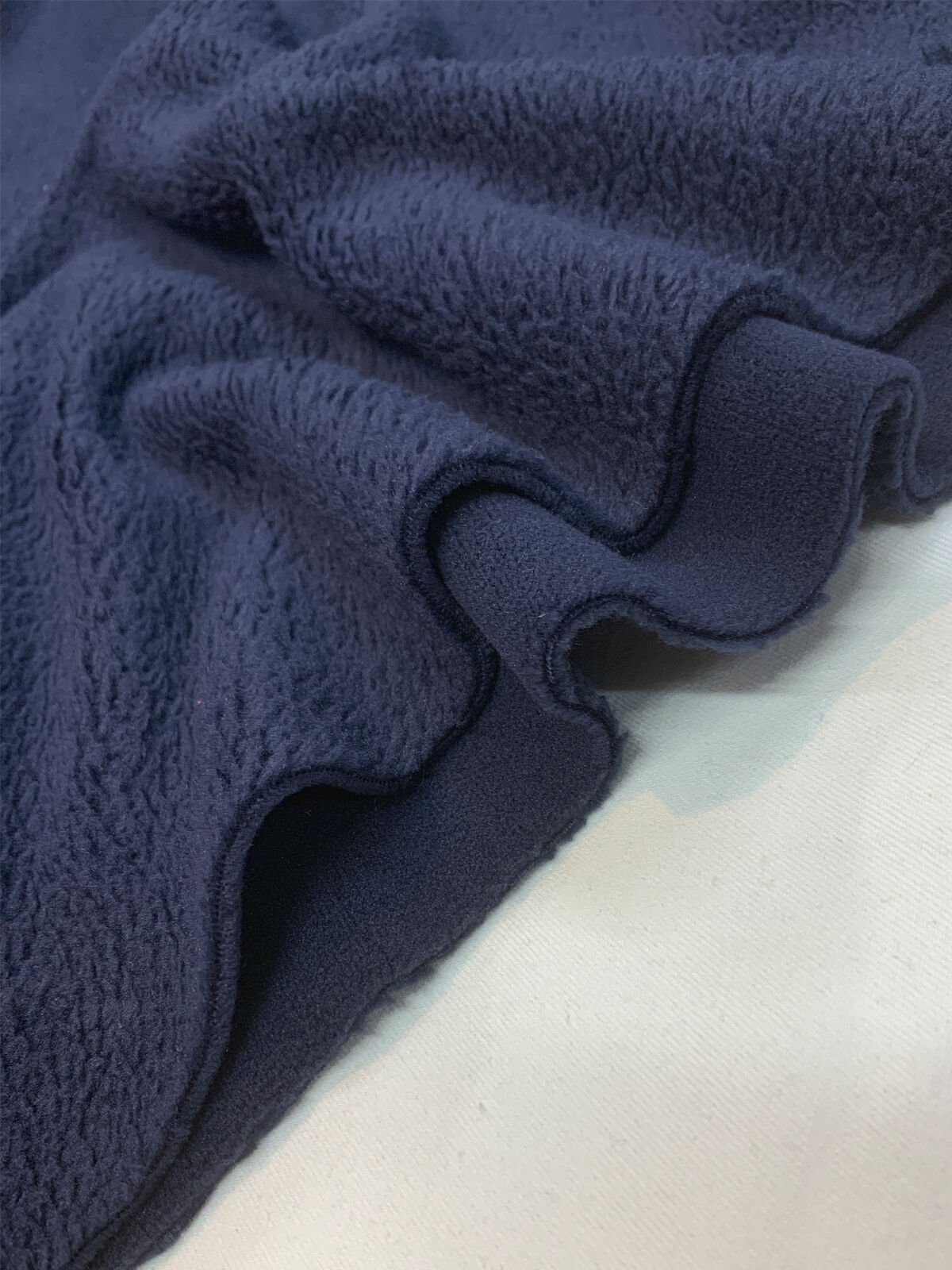 Polar Kumaş Kalın Bir Yüzü Welsoftlu Lacivert Renk