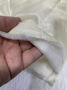 Krem İnce Kapitone Kumaş, Parça 180x140 cm - Tek Taraflı