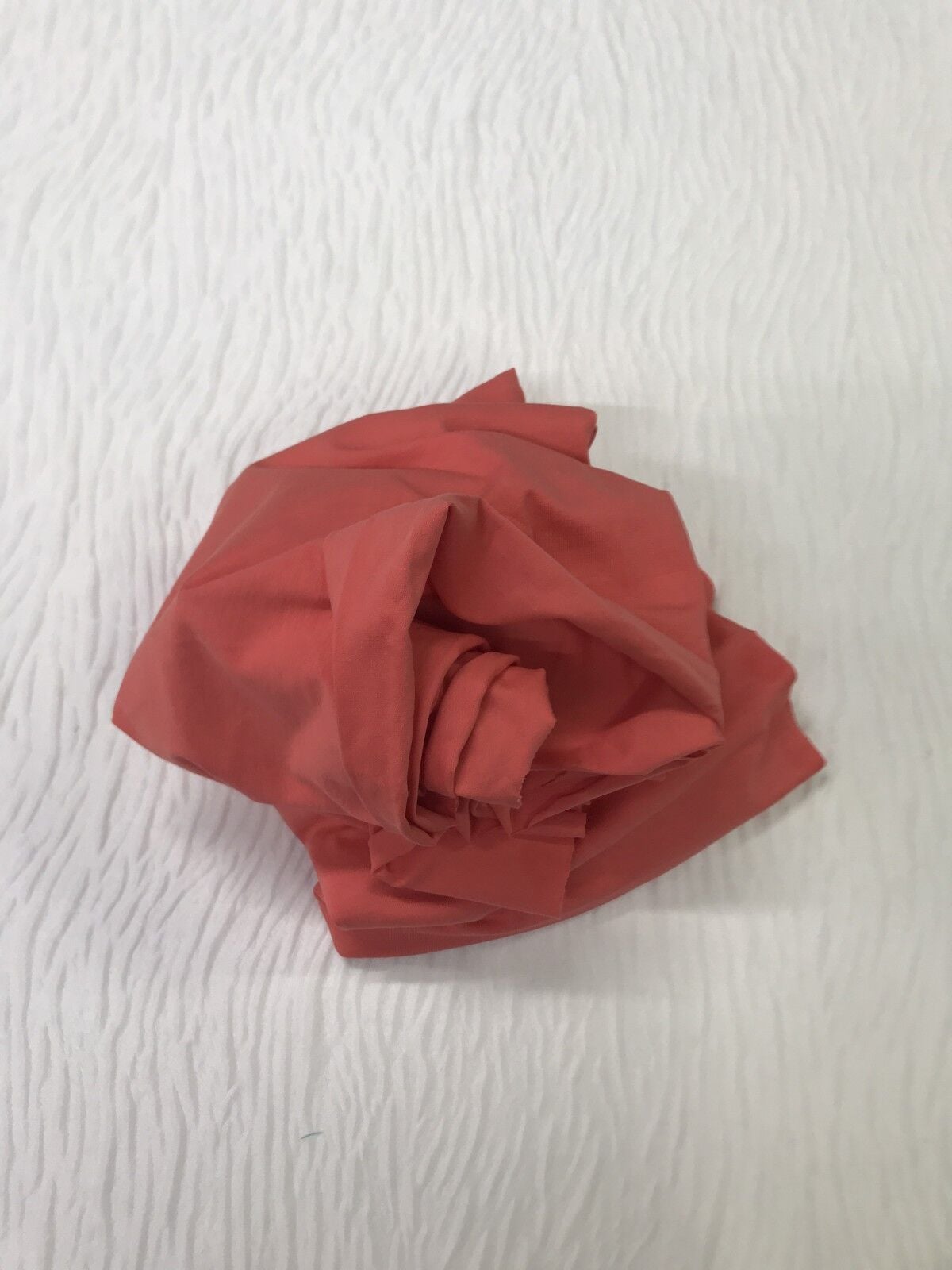 Yazlık Esnek Penye - Likralı Süprem Kumaş, Parça 85x170 cm - Nar Çiçeği
