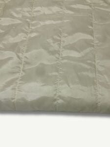 Krem İnce Kapitone Kumaş, Parça 190x150 cm - Tek Taraflı