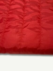 Kırmızı Kapitone Kumaş, Parça 110x140 cm - Tek Taraflı