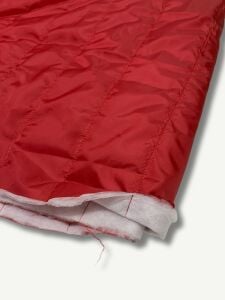 Kırmızı Kapitone Kumaş, Parça 200x140 cm - Tek Taraflı