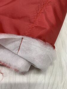 Kırmızı Kapitone Kumaş, Parça 200x140 cm - Tek Taraflı