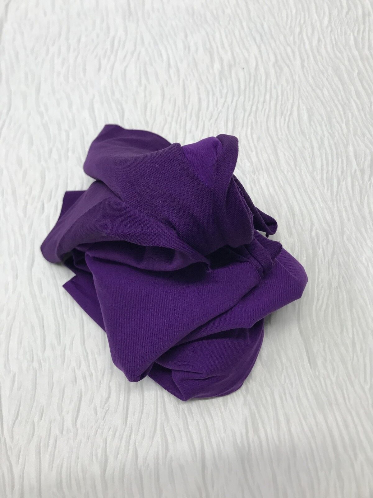 Diz Yapmaz Esnek 2 İplik Kumaş, Parça 100x180 cm - Mor