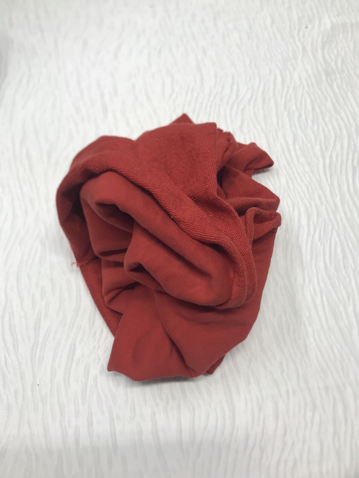 3 İplik Kumaş Kırmızı, Parça 85x100 cm