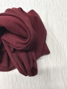 Diz Yapmaz Esnek 2 İplik Kumaş, Parça 85x180 cm - Bordo
