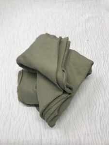 Hafif Sert 3 İplik Kumaş Yeşil, Parça 55x160 cm