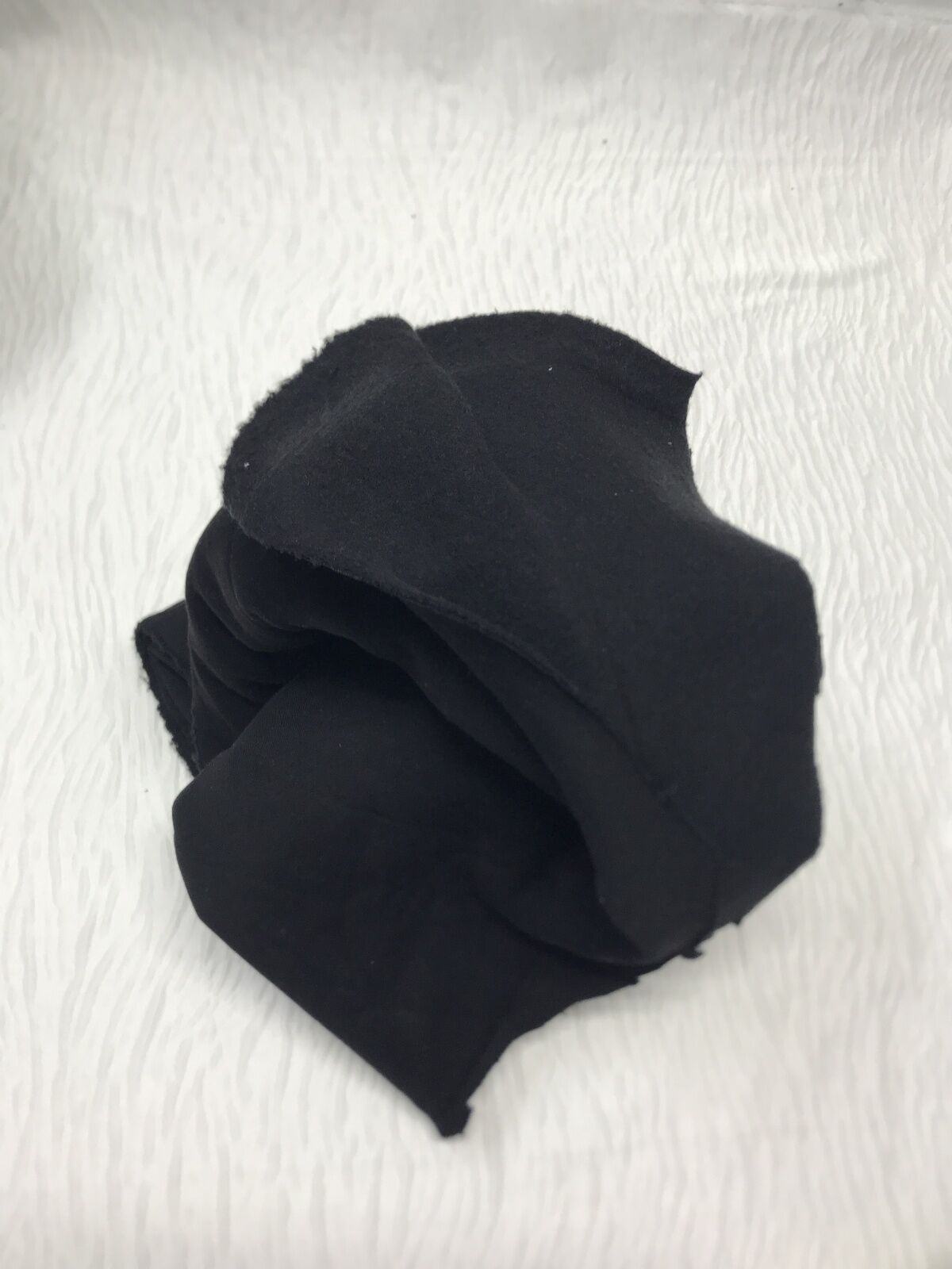 Şardonlu 3 İplik Kumaş Siyah, Parça 100x190 cm