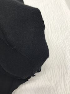 Şardonlu 3 İplik Kumaş Siyah, Parça 100x190 cm