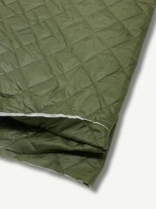 Haki Kapitone Kumaş, Parça 90x150 cm - Çift Taraflı