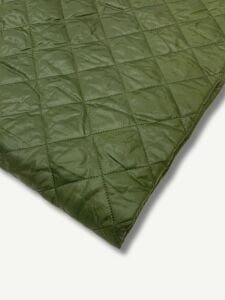 Haki Kapitone Kumaş, Parça 90x150 cm - Çift Taraflı