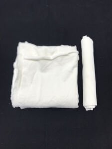 Ribanalı 3 İplik Kumaş Ekru – Parça 90x200 cm