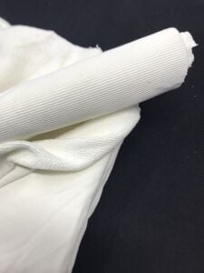 Ribanalı 3 İplik Kumaş Ekru – Parça 90x200 cm