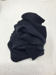 Şardonlu 3 İplik Kumaş Lacivert, Parça 110x180 cm