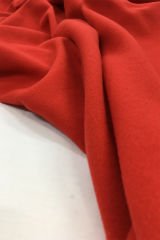 İçi Şardonlu Petek Dokulu Esnek Penye Kumaş Kırmızı