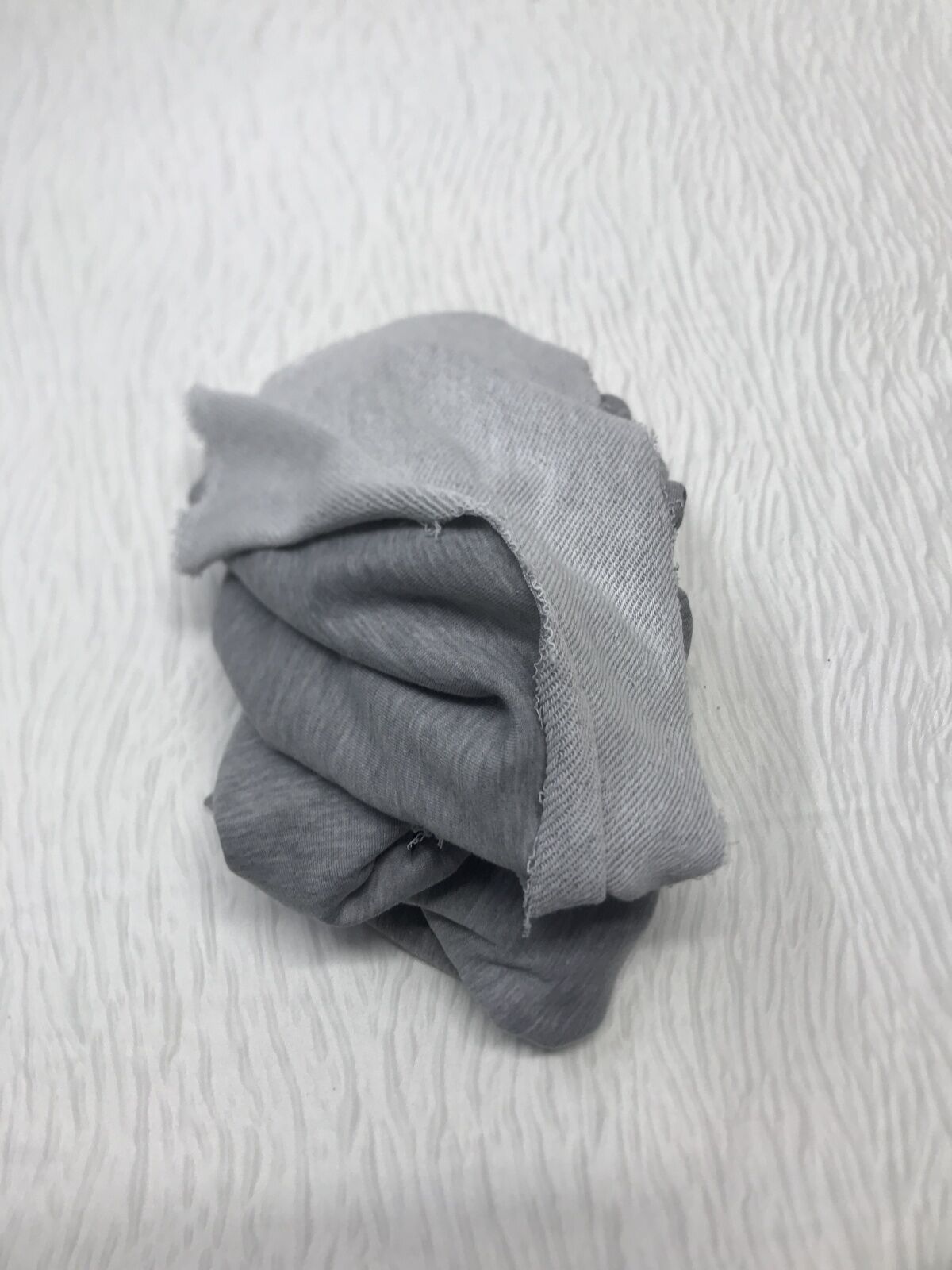 3 İplik Kumaş Gri, Parça 90x200 cm