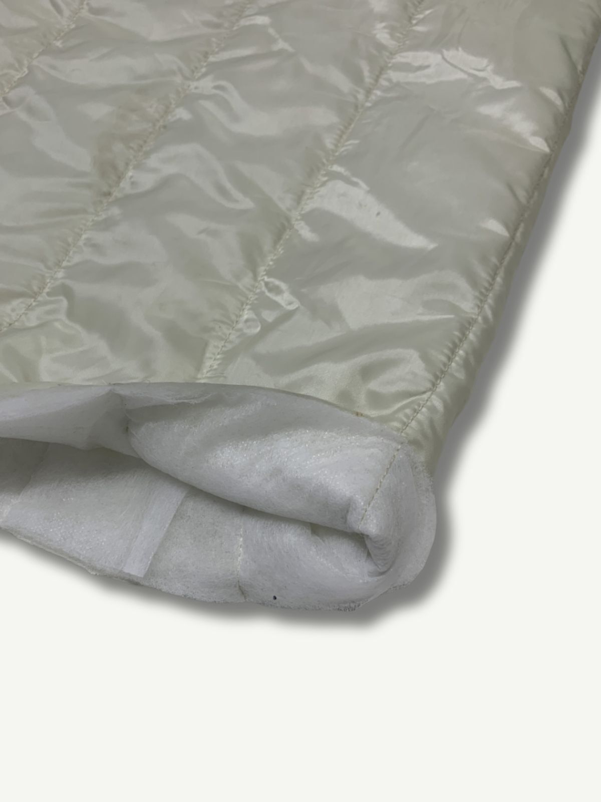 Krem Kapitone Kumaş, Parça 75x130 cm - Tek Taraflı