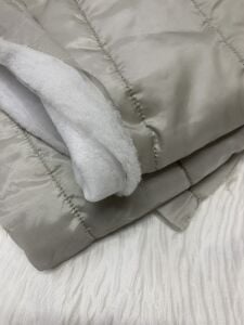 Gri Kapitone Kumaş, Parça 180x85 cm - Tek Taraflı