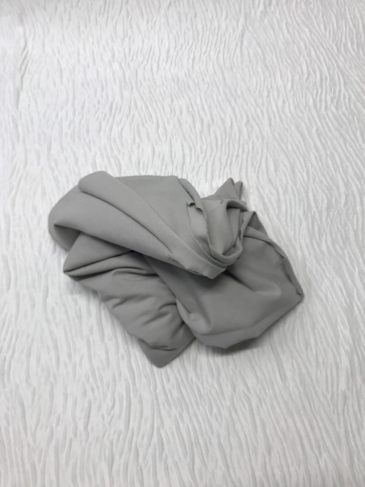 Diz Yapmaz Esnek 2 İplik Kumaş, Parça 85x180 cm - Gri