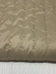 Sütlü Kahve Kapitone Kumaş, Parça 200x55 cm - Tek Taraflı