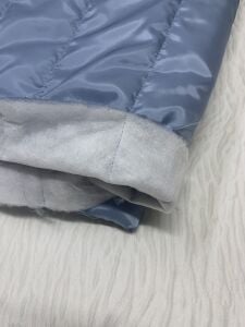 İndigo Kapitone Kumaş, Parça 230x150 cm - Tek Taraflı