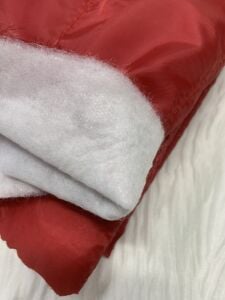 Kırmızı Kapitone Kumaş, Parça 170x140 cm - Tek Taraflı