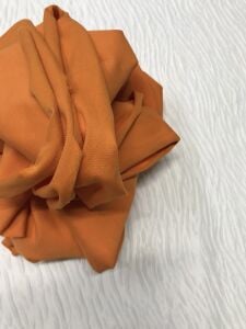 Diz Yapmaz Esnek 2 İplik Kumaş, Parça 75x180 cm - Turuncu