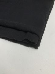 Şardonlu 3 İplik Kumaş, Parça 60x140 cm Siyah
