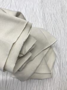 İnce Ribana Kumaş Krem - Parça 90x160 cm