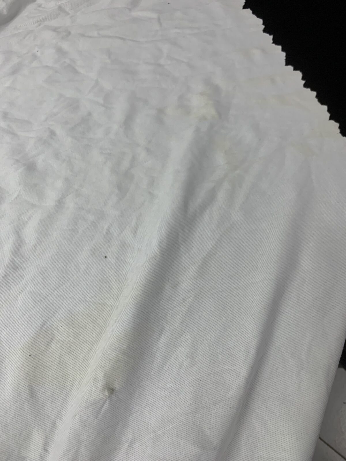 Ekru İnce Kaşkorse Kumaş, Parça 75x135 cm LEKELİ