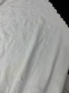 Ekru İnce Kaşkorse Kumaş, Parça 75x135 cm LEKELİ