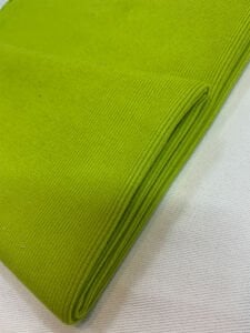 Fıstık Yeşili Ribana Fitilli (Kaşkorse) Kumaş - Yaka ve Kol Manşeti İçin Uygun