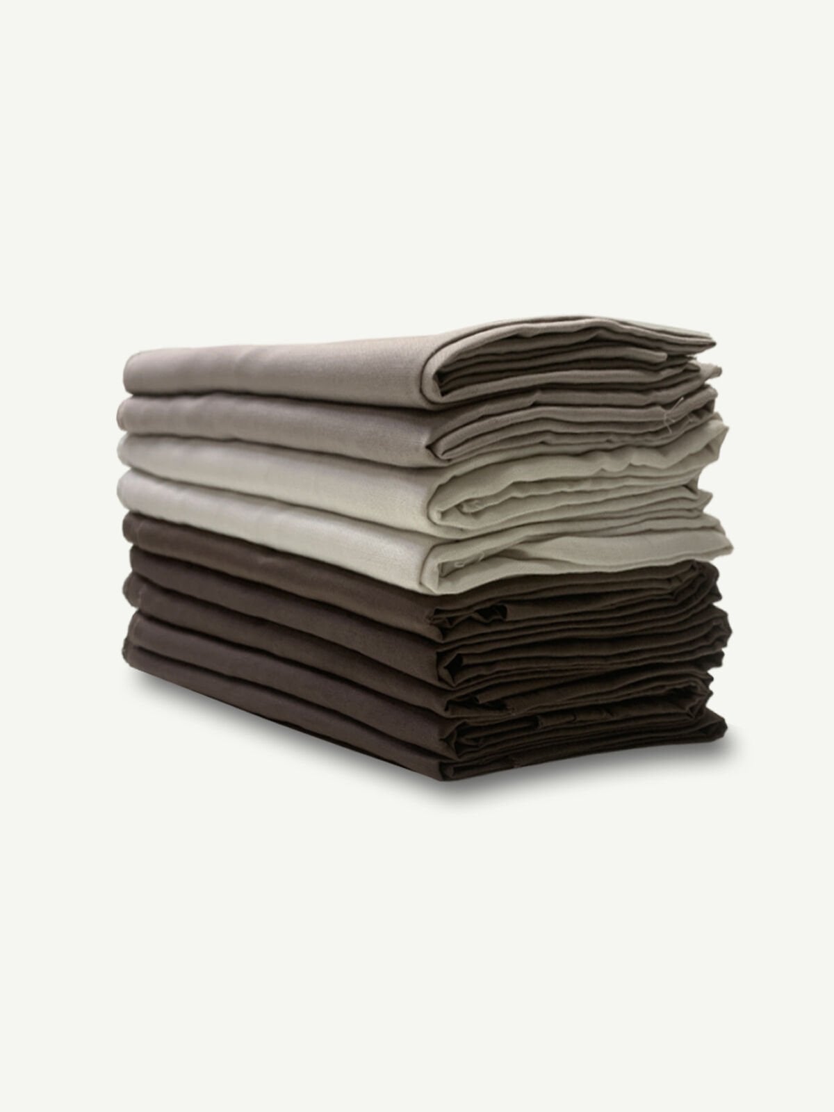 Kalın Ham Keten Kumaş Seti, Boyları 120-210 cm arası 9 adet