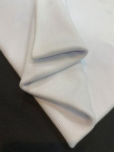 Beyaz Rengi İnce Kaşkorse Ribana Kumaş