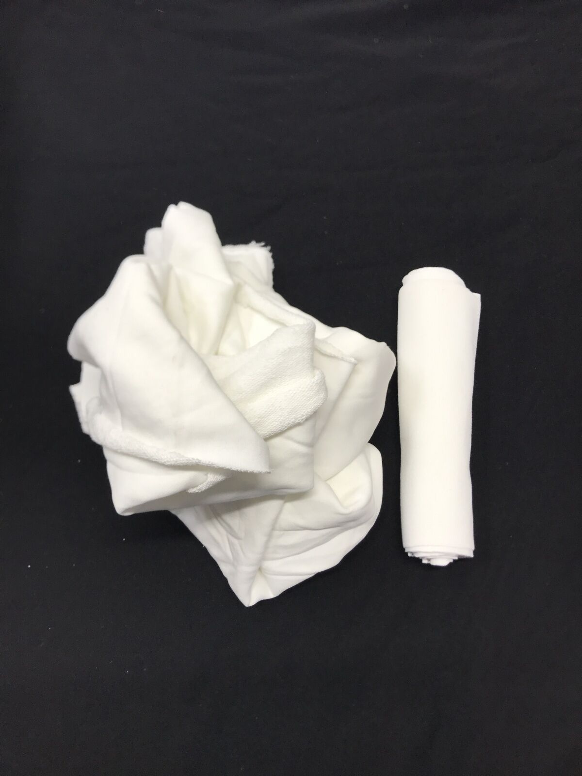 Ribanalı 3 İplik Kumaş Ekru – Parça 80x140 cm