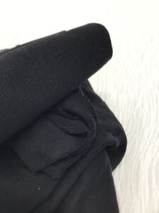 Ribanalı 3 İplik Kumaş Siyah – Parça 80x180 cm