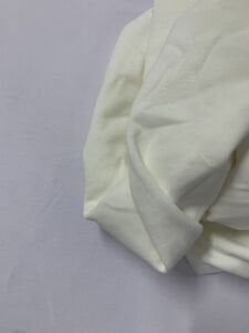 Ekru İnce Ribana Kumaş, Parça 95x160cm (LEKE VAR)