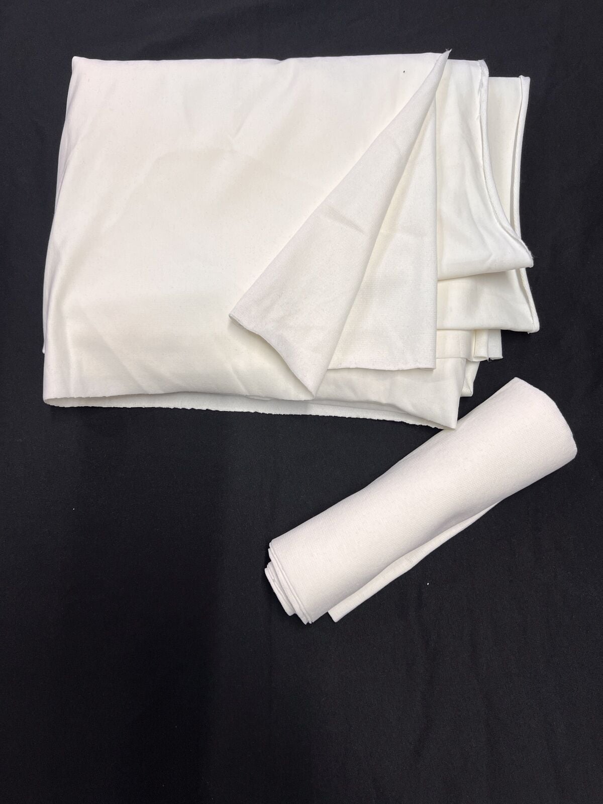 Ribanalı Diz Yapmaz 2 İplik, Parça 125x180 cm - Ekru