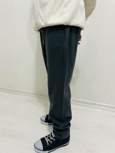Koyu Gri (Füme) Jogger Erkek Çocuk Pantolon Beli Lastikli