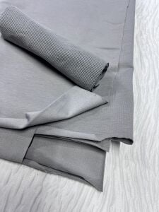Ribanalı Diz Yapmaz 2 İplik, Parça 70x180 cm - Gri