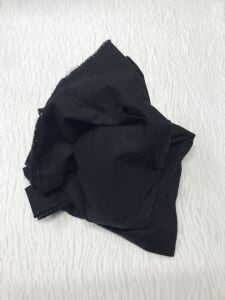 Ham Keten Kumaş Kalın, Parça 360x160 cm - Siyah