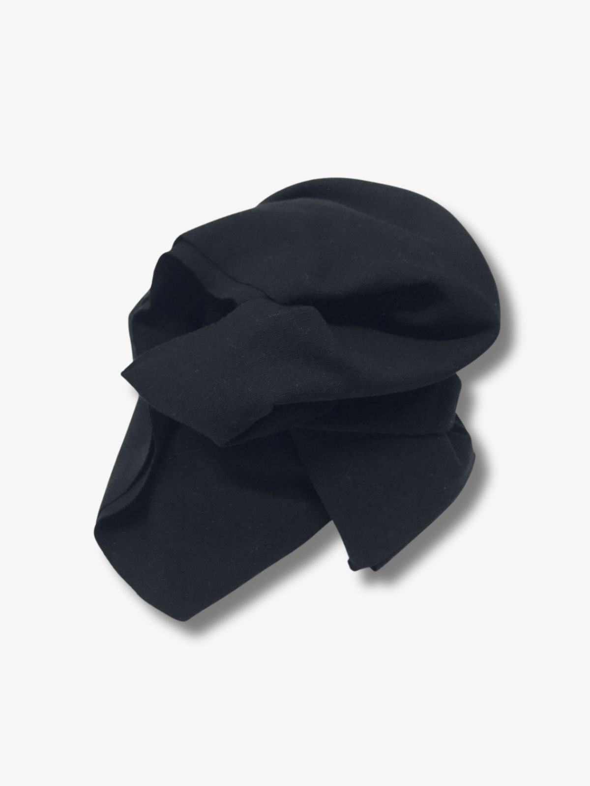 İnce Ribana Kumaş, Parça 75x160 cm Siyah Renk