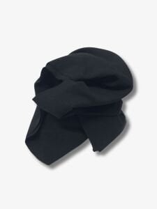 İnce Ribana Kumaş, Parça 75x160 cm Siyah Renk