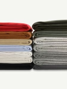 İnce Ribana Esnek Penye Kumaş Seti, Boyları 70-90 cm arası 14 adet