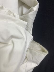Poplin Kumaş, Parça 380x150 cm Krem Rengi