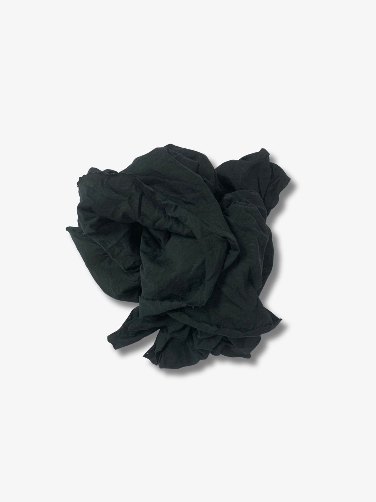Siyah Flamlı Süprem Kumaş, Parça 80x170 cm