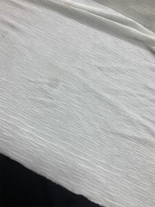 Beyaz Efektli Piliseli Kumaş